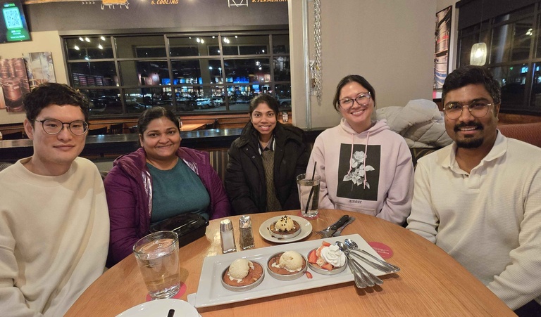 Lab holiday dinner 2024