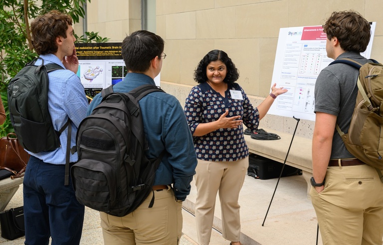 Raji at the Emerging vision scientist event in DC