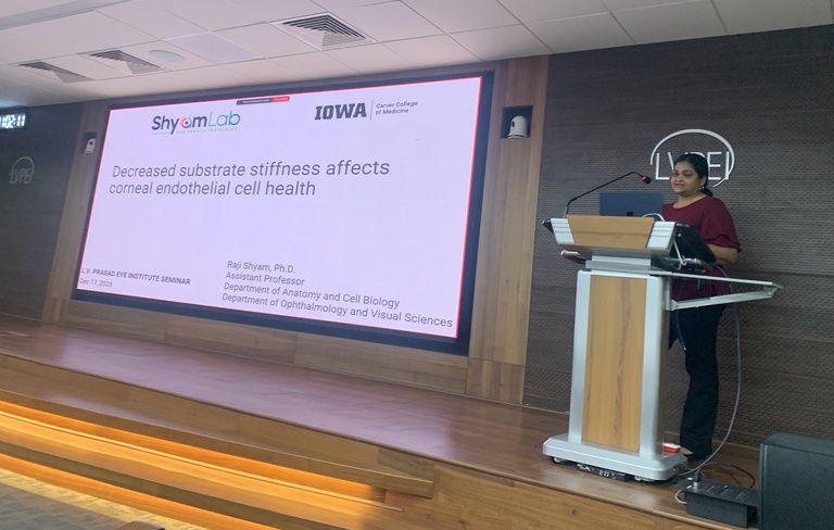 Raji's talk at LVPEI, Hyderabad, India