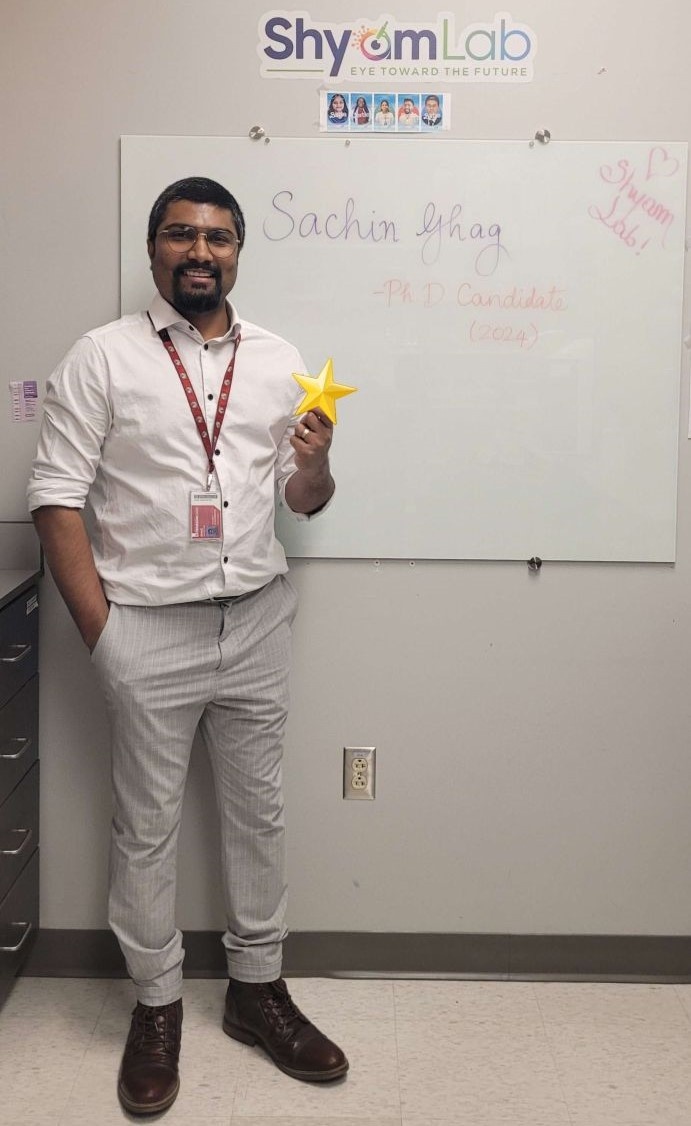 Sachin is a PhD candidate!
