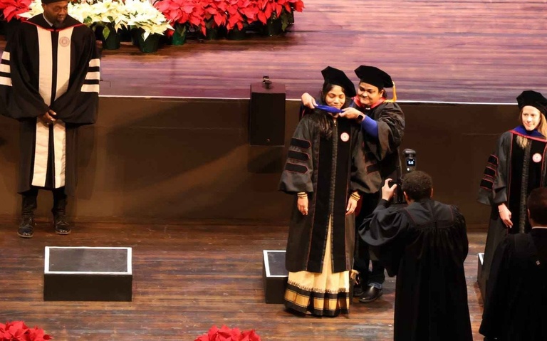 Subashree's graduation
