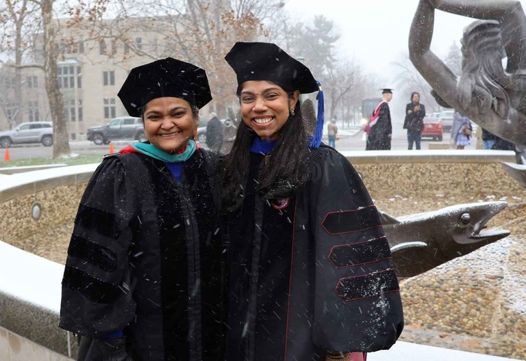 Subashree's graduation