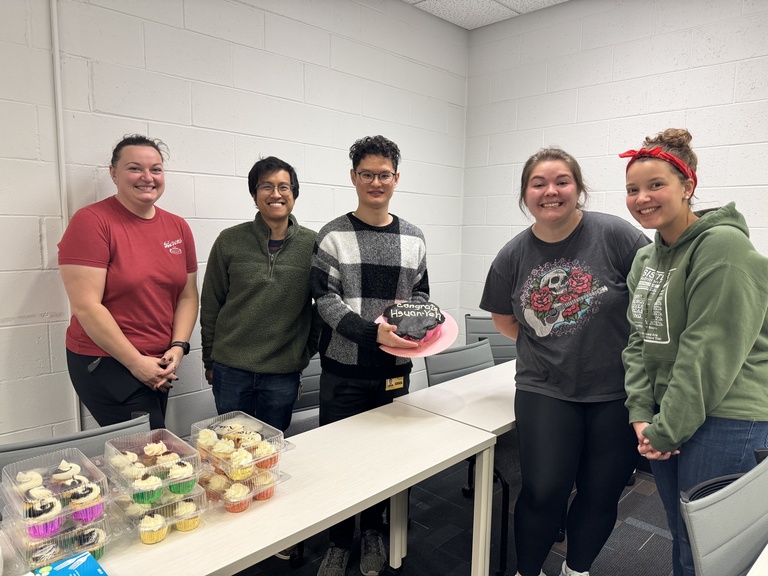 Celebrating Hsuan-Yeh's first grant!